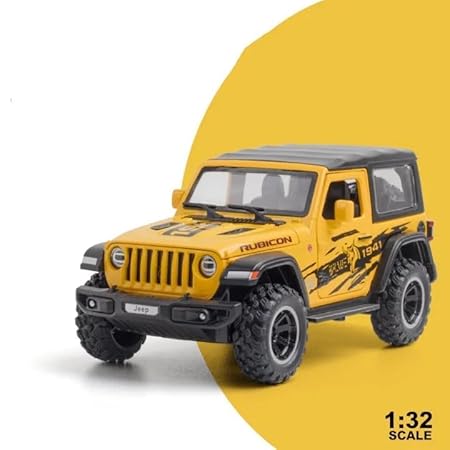 Die‑cast 4×4 Wrangler Pull‑back Car