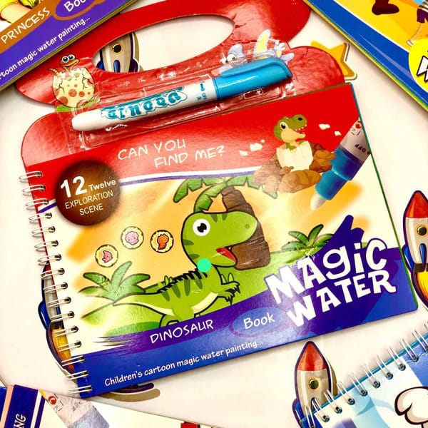 Reusable Water Magic Colouring Book